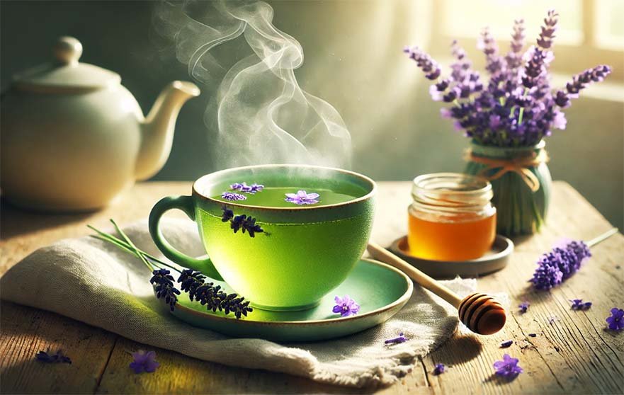 Lavender Green Tea